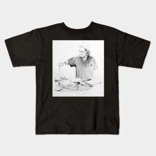 Scout Nurse - Drawing, by Adelaide Artist Avril Thomas - South Australian Artist Kids T-Shirt